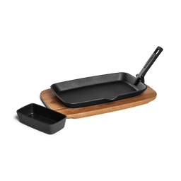 Image 36615680196904 Fajita pan met serveerplank