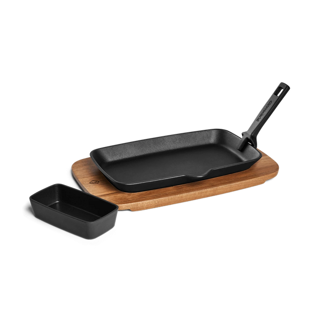 Fajita pan met serveerplank Fajita pan met serveerplank