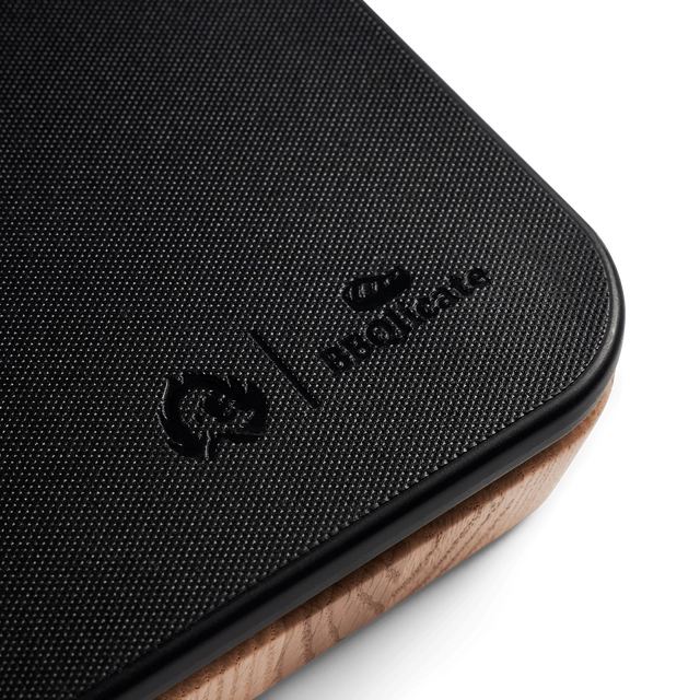 Eikenhouten snijplank inclusief kunststof plank Eikenhouten snijplank inclusief kunststof plank