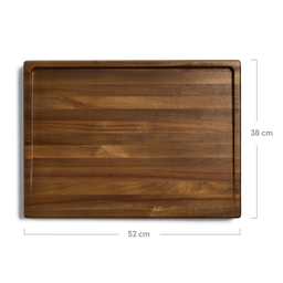 Image 63709869506941 946443 Snijplank van boven met afmetingen 52 x 38 cm