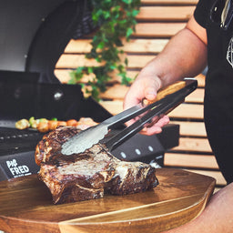 Barbecuetang van acaciahout