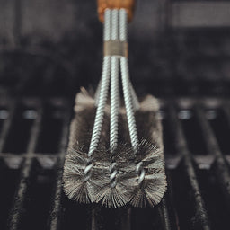 Barbecueborstel van acaciahout