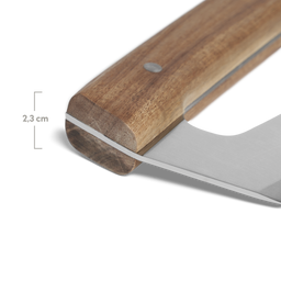 Detail handgreep met afmetingen