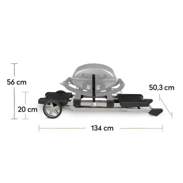 Trolley voor WAYNE gasbarbecue