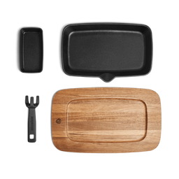 Fajita pan met serveerplank