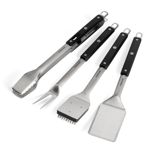 Grillbestek roestvrij staal 4 stuks.