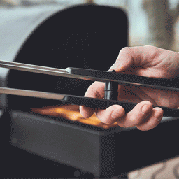 Grillbestek roestvrij staal 4 stuks.