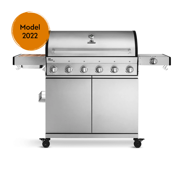 Fat FRED Deluxe gasbarbecue 6 branders - model 2022