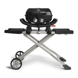 WAYNE draagbare balkongrill met 2 branders inclusief trolley