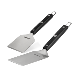 2-delige barbecuespatel en -schraperset