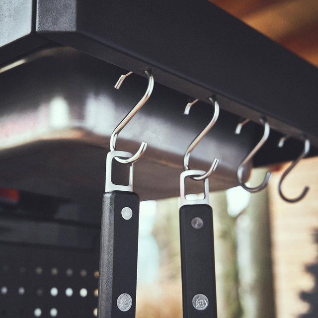 2-delige barbecuespatel en -schraperset