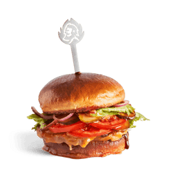 Hamburger satéstokjes set van 6