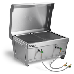 JONES opvouwbare gasbarbecue met 2 branders