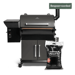FLINT pellet smoker met pellets van hardhout set 2-dlg.