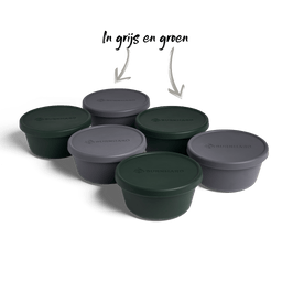 Setweergave in de kleuren groen en grijs 946411